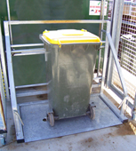 240 litre bin emptying